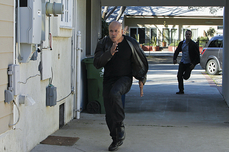 ????Wanted???? ???? Pictured: LL COOL J (Special Agent Sam Hanna) and Chris O\'Donnell (Special Agent G. Callen). Sam fears for his family????s safety when his wife is called to resume a former CIA cover after a case suggests ties to the infamous Sidorov and his stolen nukes, on NCIS: LOS ANGELES, Tuesday, March 5 (9:00-10:00 PM, ET/PT) on the CBS Television Network. Series regular Chris O????Donnell directed the episode. Aunjanue Ellis (????The Mentalist,???? ????The Help????) returns to guest star as Sam????s wife, Michelle Hanna/Quinn. Photo: Cliff Lipson/CBS ???2013 CBS Broadcasting, Inc. All Rights Reserved.