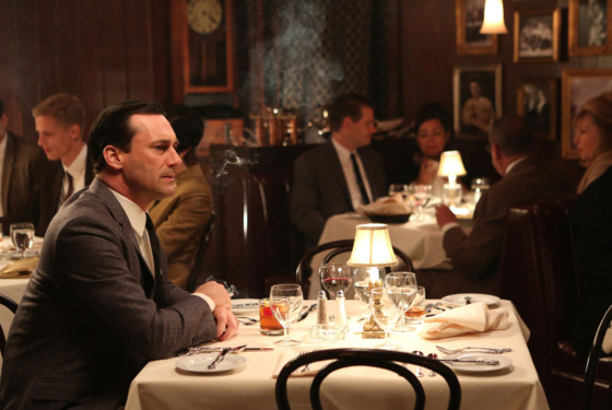 Don Draper (Jon Hamm) - Mad Men - Season 6, Episode 3 - Photo Credit: Michael Yarish/AMC Don Draper (Jon Hamm) - Mad Men - Season 6, Episode 3 - Photo Credit: Michael Yarish/AMC