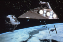 1983 --- On the set of Star Wars: Episode VI - Return of the Jedi directed by Welsh Richard Marquand.