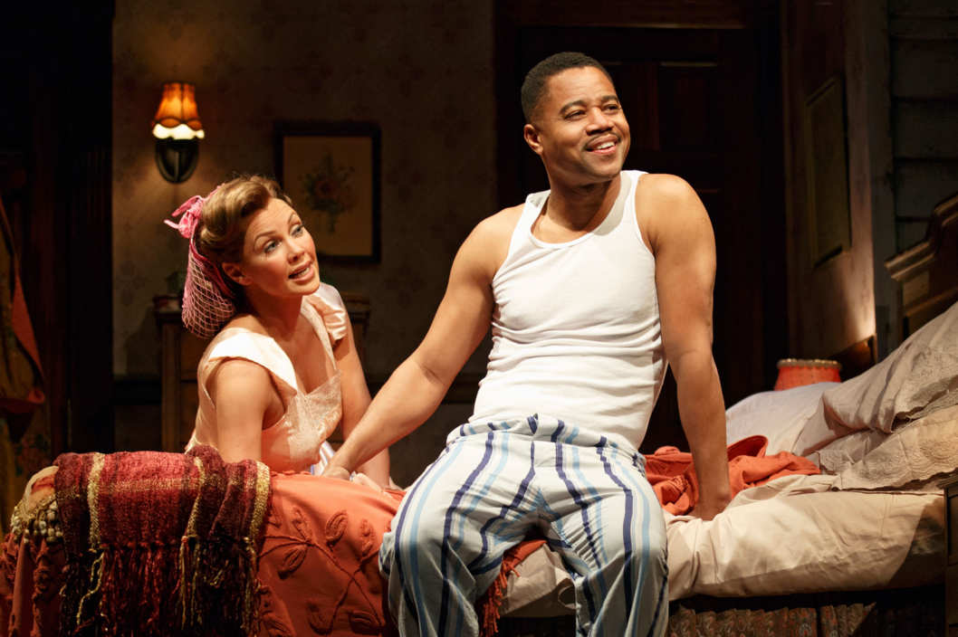Vanessa Williams and Cuba Gooding Jr. in The Trip to Bountiful at the Stephen Sondheim Theatre.