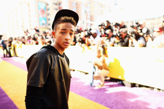 Actor/rapper Jaden Smith arrives at Nickelodeon's 26th Annual Kids' Choice Awards at USC Galen Center on March 23, 2013 in Los Angeles, California.