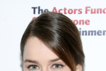 Actress Emilia Clarke attends the 2013 Actors Fund's Annual Gala honoring Robert De Niro at The New York Marriott Marquis on April 29, 2013 in New York City.