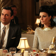 Don Draper (Jon Hamm) and Megan Draper (Jessica Pare) - Mad Men Don Draper (Jon Hamm) and Megan Draper (Jessica Pare) - Mad Men