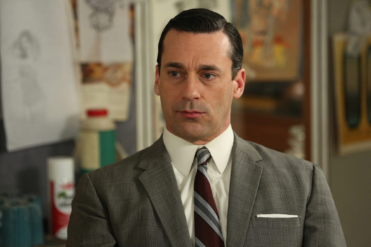 Don Draper (Jon Hamm) - Mad Men - Season 6, Episode 7 - Man With A Plan - Photo Credit: Michael Yarish/AMC