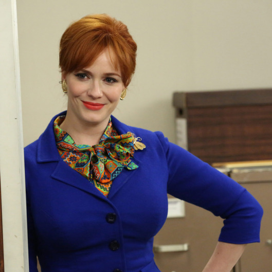 Joan Harris (Christina Hendricks) - Mad Men - Season 6, Episode 7 - Man With A Plan - Photo Credit: Michael Yarish/AMC