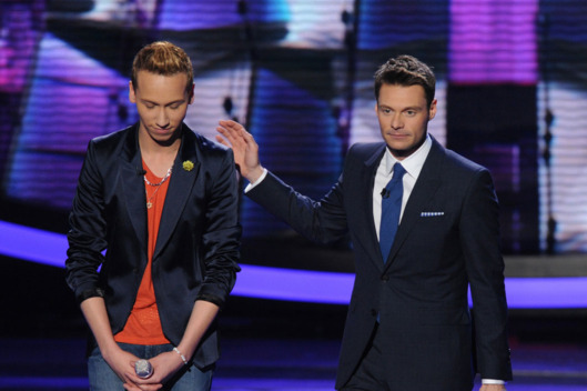Devin Velez (L) is eliminated on AMERICAN IDOL