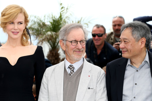 (L-R)Jury members Nicole Kidman, Steven Spielberg and Ang Lee attend the Jury Photocall during the 66th Annual Cannes Film Festival at the Palais des Festivals on May 15, 2013 in Cannes, France.