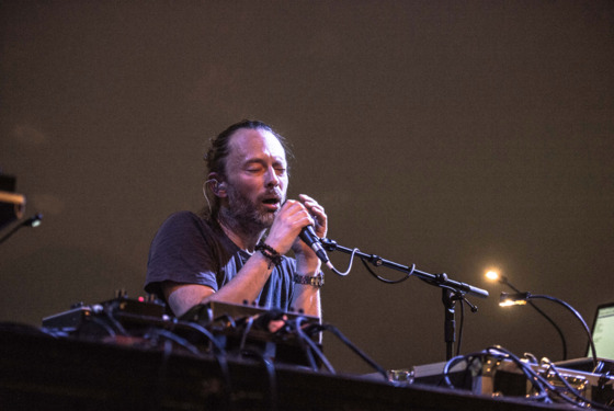 Thom Yorke of Atoms For Peace performs at La Gaite Lyrique on April 19, 2013 in Paris, France. Thom Yorke of Atoms For Peace performs at La Gaite Lyrique on April 19, 2013 in Paris, France.