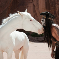 "THE LONE RANGER"L to R: Silver and Johnny Depp as TontoPh: Peter Mountain©Disney Enterprises, Inc. and Jerry Bruckheimer Inc. All Rights Reserved. "THE LONE RANGER"L to R: Silver and Johnny Depp as TontoPh: Peter Mountain©Disney Enterprises, Inc. and Jerry Bruckheimer Inc. All Rights Reserved.