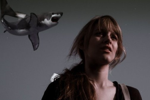 SHARKNADO -- "Syfy Original Movie" -- Pictured: Aubrey Peeples as Claudia -- (Photo by: Syfy) SHARKNADO -- "Syfy Original Movie" -- Pictured: Aubrey Peeples as Claudia -- (Photo by: Syfy)