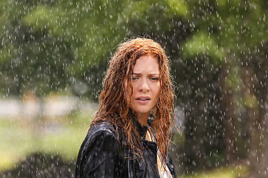 "The Endless Thirst"-- When the town begins to run low on water, the residents of Chester’s Mill begin to fight for the remaining resources. Meanwhile, Julia discovers a strange connection that two of the town’s residents have with the Dome, on UNDER THE DOME, Monday, July 29 (10:00-11:00 PM, ET/PT) on the CBS Television Network. Pictured: Rachelle Lefevre as Julia Shumway. Photo: Kent Smith/?2013 CBS Broadcasting Inc. All Rights Reserved.