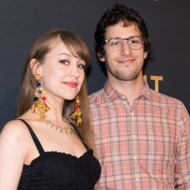 NEW YORK, NY - MAY 05: Actor Andy Samberg (R) and his fiance, musician Joanna Newsom attend MasterCard Priceless premieres presents Justin Timberlake at Roseland Ballroom on May 5, 2013 in New York City. (Photo by Gilbert Carrasquillo/FilmMagic) NEW YORK, NY - MAY 05: Actor Andy Samberg (R) and his fiance, musician Joanna Newsom attend MasterCard Priceless premieres presents Justin Timberlake at Roseland Ballroom on May 5, 2013 in New York City. (Photo by Gilbert Carrasquillo/FilmMagic)