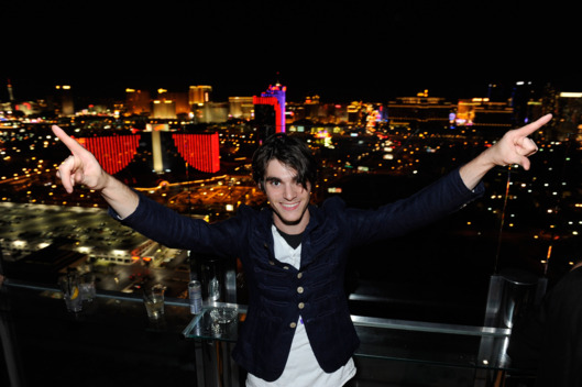 LAS VEGAS, NV - AUGUST 23: Actor RJ Mitte celebrates his 21st birthday at Ghostbar inside the Palms Casino Resort on August 23, 2013 in Las Vegas, Nevada. (Photo by David Becker/WireImage)
