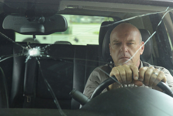 "Speak of the Devil" -- Big Jim (Dean Norris) turns the town against Barbie when the truth about his past is revealed on UNDER THE DOME, Monday, Sept. 2 (10:00-11:00 PM, ET/PT) on the CBS Television Network. Photo: Brownie Harris/é2013 CBS Broadcasting Inc. All Rights Reserved. "Speak of the Devil" -- Big Jim (Dean Norris) turns the town against Barbie when the truth about his past is revealed on UNDER THE DOME, Monday, Sept. 2 (10:00-11:00 PM, ET/PT) on the CBS Television Network. Photo: Brownie Harris/é2013 CBS Broadcasting Inc. All Rights Reserved.