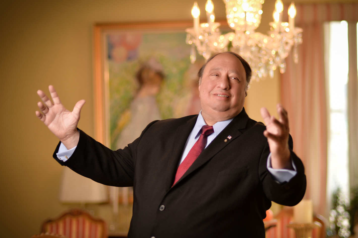 John Catsimatidis poses during a Resident Magazine photo shoot on June 18, 2013 in New York City.