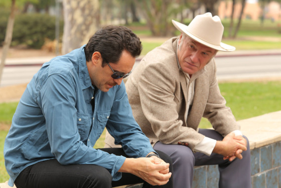 THE BRIDGE - "All About Eva" - Episode 12 (Airs, Wednesday, September 25, 10:00 pm e/p) Pictured: (L-R) Demian Bechir as Marco Ruiz, Ted Levine as Lt. Hank Wade. CR: Byron Cohen/FX Network THE BRIDGE - "All About Eva" - Episode 12 (Airs, Wednesday, September 25, 10:00 pm e/p) Pictured: (L-R) Demian Bechir as Marco Ruiz, Ted Levine as Lt. Hank Wade. CR: Byron Cohen/FX Network