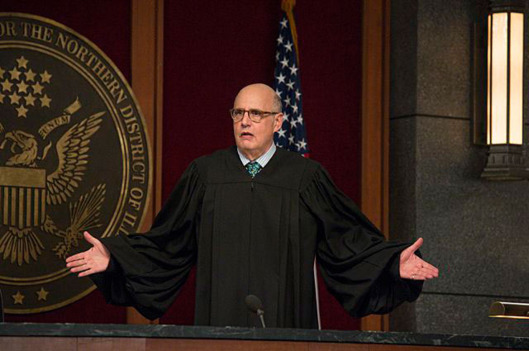 "The Bit Bucket"--Alicia argues in front of Judge Kluger (Jeffrey Tambor) when the firm sues the NSA on behalf of a client, on THE GOOD WIFE, Sunday, Oct. 6 (9:00-10:00 PM, ET/PT) on the CBS Television Network. Photo: David Giesbrecht/CBS ????2013 CBS Broadcasting Inc. All Rights Reserved