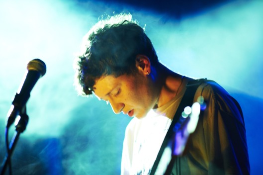 MINEHEAD, UNITED KINGDOM - MAY 15: Micachu of Micachu And The Shapes performs on stage during the final day of ATP Festival curated by Animal Collective at Butlins Holiday Centre on May 15, 2011 in Minehead, United Kingdom. (Photo by Gary Wolstenholme/Redferns)