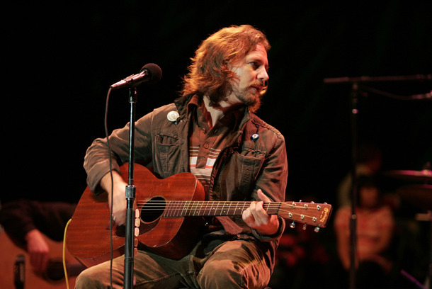 Eddie Vedder of Pearl Jam during 20th Annual Bridge School Benefit Concert - Day One at Shoreline Amphitheatre in Mountain View, California, United States. (Photo by Steve Jennings/WireImage) Eddie Vedder of Pearl Jam during 20th Annual Bridge School Benefit Concert - Day One at Shoreline Amphitheatre in Mountain View, California, United States. (Photo by Steve Jennings/WireImage)