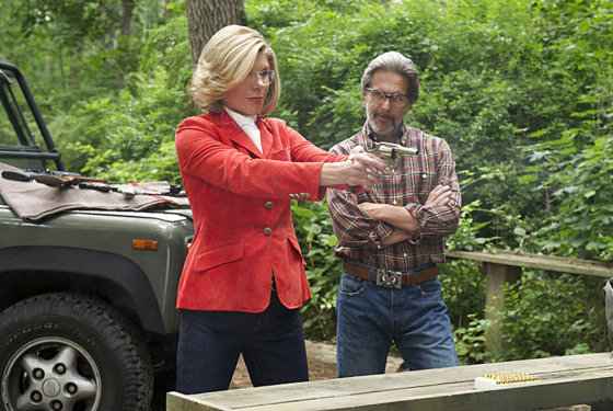 "Outside the Bubble"--Diane (Christine Baranski, left) takes refuge in her relationship with Kurt (Gary Cole, right) while she is being pushed out of the firm after making disparaging comments about Will to a reporter, on THE GOOD WIFE at a special time, Sunday, October 20 (9:30-10:30 PM, ET/PT) on the CBS Television Network. Photo: David M. Russell/CBS é2013 CBS Broadcasting Inc. All Rights Reserved "Outside the Bubble"--Diane (Christine Baranski, left) takes refuge in her relationship with Kurt (Gary Cole, right) while she is being pushed out of the firm after making disparaging comments about Will to a reporter, on THE GOOD WIFE at a special time, Sunday, October 20 (9:30-10:30 PM, ET/PT) on the CBS Television Network. Photo: David M. Russell/CBS é2013 CBS Broadcasting Inc. All Rights Reserved