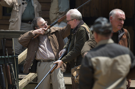 Mandy Patinkin as Saul Berenson and Tracy Letts as Senator Andrew Lockwood in Homeland (Season 3, Episode 05). - Photo: Kent Smith/SHOWTIME - Photo ID: Homeland_305_0845.R