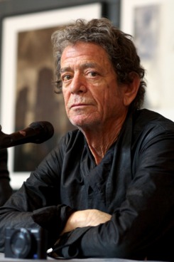 MADRID, SPAIN - NOVEMBER 16: Lou Reed presents his photography exhibition at the Matadero cultural center on November 16, 2012 in Madrid, Spain. (Photo by Carlos Alvarez/Getty Images)