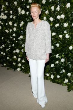 Tilda Swinton attends the Museum of Modern Art 2013 Film benefit: A Tribute To Tilda Swinton on November 5, 2013 in New York City.