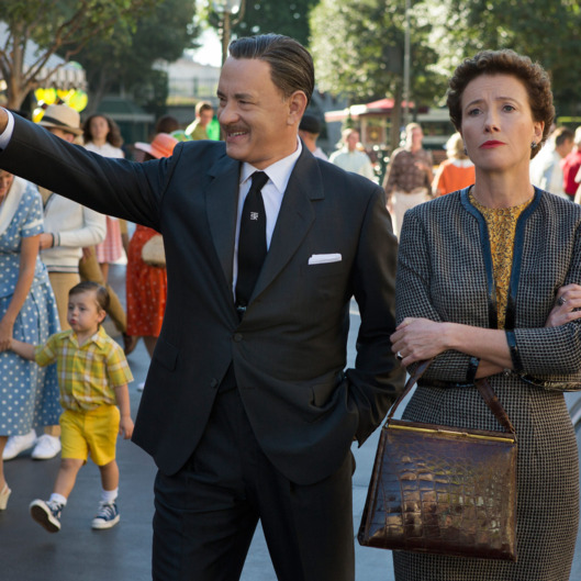 "SAVING MR. BANKS"
SMB_05582FD
Walt Disney (Tom Hanks) shows?Disneyland to "Mary Poppins" author P.L. Travers (Emma Thompson) in Disney's "Saving Mr. Banks,"?releasing in U.S. theaters limited on December 13, 2013 and wide on December 20, 2013.
Ph: Fran?ois Duhamel
?Disney Enterprises, Inc. All Rights Reserved.
