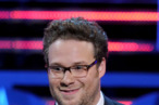 CULVER CITY, CA - AUGUST 25: Roast Master Seth Rogen speaks onstage during The Comedy Central Roast of James Franco at Culver Studios on August 25, 2013 in Culver City, California. The Comedy Central Roast Of James Franco will air on September 2 at 10:00 p.m. ET/PT. (Photo by Kevin Winter/Getty Images for Comedy Central) CULVER CITY, CA - AUGUST 25: Roast Master Seth Rogen speaks onstage during The Comedy Central Roast of James Franco at Culver Studios on August 25, 2013 in Culver City, California. The Comedy Central Roast Of James Franco will air on September 2 at 10:00 p.m. ET/PT. (Photo by Kevin Winter/Getty Images for Comedy Central)