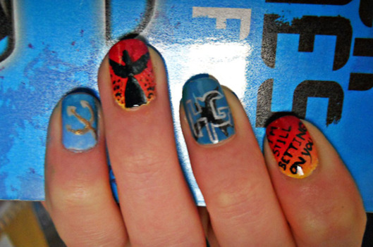 The Best Hunger Games Catching Fire Nail Art Vulture