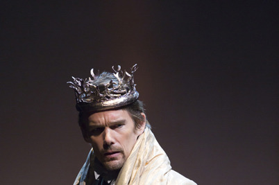 Macbeth LCT 10-13 162Macbeth, by William Shakespeare, directed by Jack O'Brien at Lincoln Center Theatre, Vivian Beaumont Stage 10/25/13Sets: Scott PaskCostumes: Catherine ZuberLighting: Japhy WeidemanProjections: Jeff SuggHair and Wigs: David Brian Brown ?? T Charles Ericksontcepix@comcast.nethttp://tcharleserickson.photoshelter.com/