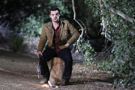 NEW GIRL: Nick (Jake Johnson) tries out his survival skills when the gang goes on a camping trip for Thanksgiving in the "Thanksgiving III" episode of NEW GIRL airing Tuesday, Nov. 26 (9:00-9:30 PM ET/PT) on FOX. ©2013 Fox Broadcasting Co. Cr: Adam Taylor/FOX NEW GIRL: Nick (Jake Johnson) tries out his survival skills when the gang goes on a camping trip for Thanksgiving in the "Thanksgiving III" episode of NEW GIRL airing Tuesday, Nov. 26 (9:00-9:30 PM ET/PT) on FOX. ©2013 Fox Broadcasting Co. Cr: Adam Taylor/FOX