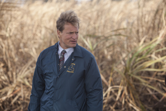 SCENE 1.4 / Exterior Sugarcane Field - Crime Scene (1995) - Marty and Cohle arrive at the body. / Photo: Jim Bridges/HBO
HBO's "True Detective" Season 1
Director: Cary Fukunaga
Matthew McConaughey: Rustin Cohle
Woody Harrelson: Martin Hart SCENE 1.4 / Exterior Sugarcane Field - Crime Scene (1995) - Marty and Cohle arrive at the body. / Photo: Jim Bridges/HBO
HBO's "True Detective" Season 1
Director: Cary Fukunaga
Matthew McConaughey: Rustin Cohle
Woody Harrelson: Martin Hart