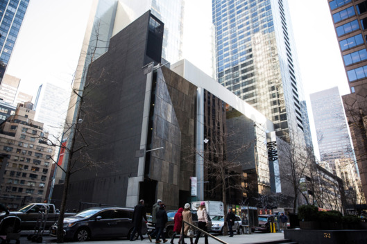The building formerly used for the American Folk Art Museum is seen on January 9, 2014 in New York City.
