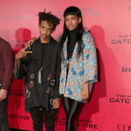 LOS ANGELES, CA - NOVEMBER 18: Actors Jaden Smith and Willow Smith attend premiere of Lionsgate's "The Hunger Games: Catching Fire" - Red Carpet at Nokia Theatre L.A. Live on November 18, 2013 in Los Angeles, California. (Photo by Christopher Polk/Getty Images) LOS ANGELES, CA - NOVEMBER 18: Actors Jaden Smith and Willow Smith attend premiere of Lionsgate's "The Hunger Games: Catching Fire" - Red Carpet at Nokia Theatre L.A. Live on November 18, 2013 in Los Angeles, California. (Photo by Christopher Polk/Getty Images)