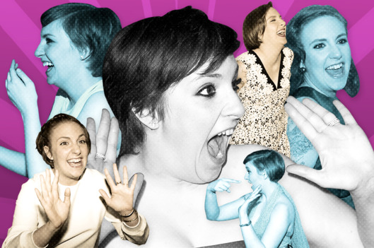 Photos Lena Dunham Loves Seeing Famous People Vulture