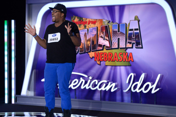 AMERICAN IDOL XIII: Omaha Auditions: Contestant Tyler Marshall auditions in front of the judges on AMERICAN IDOL XIII AMERICAN IDOL XIII: Omaha Auditions: Contestant Tyler Marshall auditions in front of the judges on AMERICAN IDOL XIII