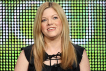 BEVERLY HILLS, CA - JULY 29: Executive Producer/writer Stephanie Savage speaks onstage during the "Gossip Girl" panel during the 2010 Summer TCA Tour Day 2 at the Beverly Hilton Hotel on July 29, 2010 in Beverly Hills, California. (Photo by Frederick M. Brown/Getty Images) *** Local Caption *** Stephanie Savage