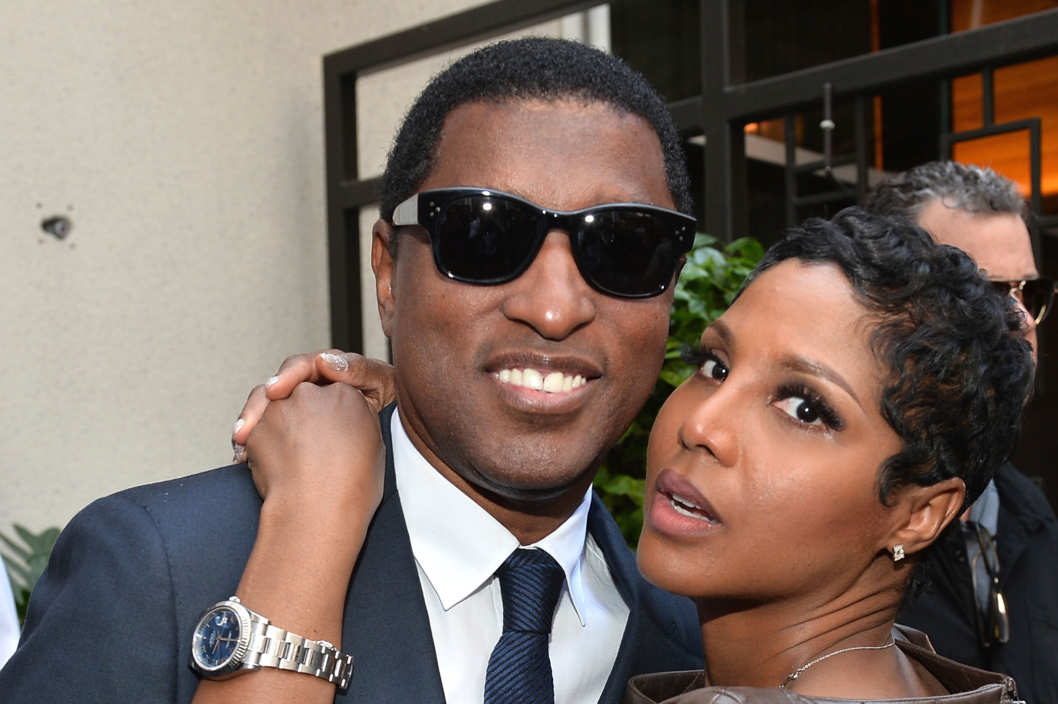 Singer Toni Braxton (r) and songwriter/record producer Kenny "Babyface" Edmonds attend a ceremony honoring Kenny "Babyface" Edmonds with the 2508th Star on the Hollywood Walk of Fame on October 10, 2013 in Hollywood, California.