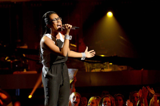 Malaya Watson performs on AMERICAN IDOL XIII airing Wednesday, March 12