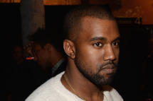Kanye West and Matthew Barney attend the "River Of Fundament" world premiere at BAM Harvey Theater on February 12, 2014 in New York City.