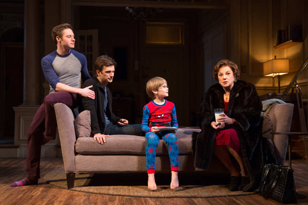 Mothers and SonsJohn Golden TheatreCast List:Tyne DalyFrederick WellerBobby SteggertProduction Credits:Sheryl KallerOther Credits:Written by: Terrence McNally