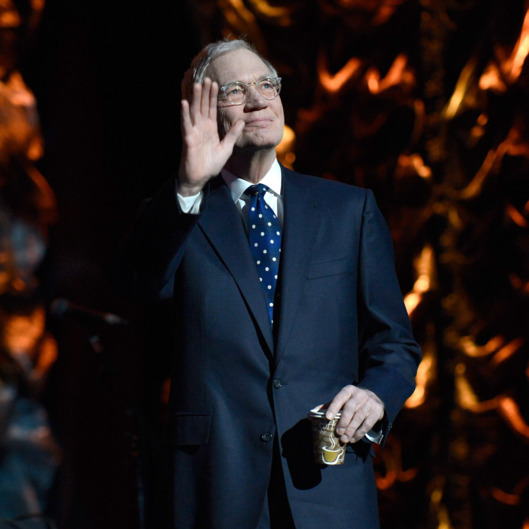 David Letterman attends "Howard Stern's Birthday Bash" presented by SiriusXM, produced by Howard Stern Productions at Hammerstein Ballroom on January 31, 2014 in New York City.