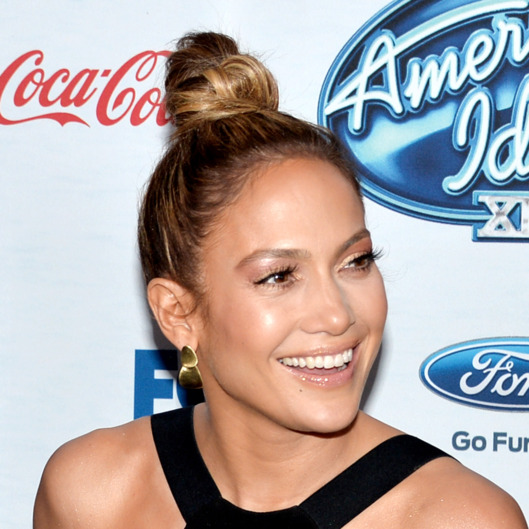 WEST HOLLYWOOD, CA - FEBRUARY 21: Actress/singer Jennifer Lopez arrives at Fox's "American Idol Xlll" Finalists Party at Fig and Olive on February 20, 2014 in West Hollywood, California. (Photo by Kevin Winter/Getty Images)