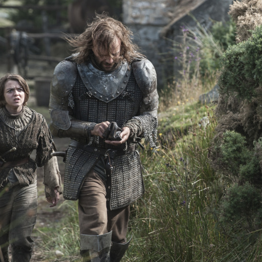 Maisie Williams, Rory McCann.