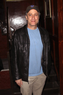 NEW YORK, NY - APRIL 09: TV Personality Jon Stewart attends the Lionsgate & Roadside Attractions with The Cinema Society premiere of "Joe" after party at Chalk Point Kitchen on April 9, 2014 in New York City. (Photo by Jim Spellman/WireImage) NEW YORK, NY - APRIL 09: TV Personality Jon Stewart attends the Lionsgate & Roadside Attractions with The Cinema Society premiere of "Joe" after party at Chalk Point Kitchen on April 9, 2014 in New York City. (Photo by Jim Spellman/WireImage)