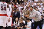 Rap star Drake cheers as the Toronto Raptors take on the Brooklyn Nets in Game Two of the NBA Eastern Conference Quarterfinals at the Air Canada Centre on April 22, 2014 in Toronto, Ontario, Canada. The Raptors defeated the Nets 100-95 to even the series 1-1. TORONTO, ON - APRIL 22: Rap star Drake cheers as the Toronto Raptors take on the Brooklyn Nets in Game Two of the NBA Eastern Conference Quarterfinals at the Air Canada Centre on April 22, 2014 in Toronto, Ontario, Canada. The Raptors defeated the Nets 100-95 to even the series 1-1. NOTE TO USER: user expressly acknowledges and agrees that, by downloading and/or using this Photograph, user is consenting to the terms and conditions of the Getty Images License Agreement. (Photo by Claus Andersen/Getty Images) Rap star Drake cheers as the Toronto Raptors take on the Brooklyn Nets in Game Two of the NBA Eastern Conference Quarterfinals at the Air Canada Centre on April 22, 2014 in Toronto, Ontario, Canada. The Raptors defeated the Nets 100-95 to even the series 1-1. TORONTO, ON - APRIL 22: Rap star Drake cheers as the Toronto Raptors take on the Brooklyn Nets in Game Two of the NBA Eastern Conference Quarterfinals at the Air Canada Centre on April 22, 2014 in Toronto, Ontario, Canada. The Raptors defeated the Nets 100-95 to even the series 1-1. NOTE TO USER: user expressly acknowledges and agrees that, by downloading and/or using this Photograph, user is consenting to the terms and conditions of the Getty Images License Agreement. (Photo by Claus Andersen/Getty Images)