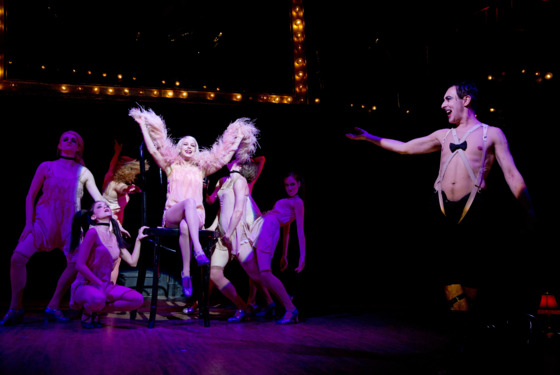 CabaretStudio 54Cast List:Alan Cumming Michelle WilliamsDanny BursteinLinda EmondBill HeckAaron KrohnGayle RankinWill CarlyonKaleigh CroninCaleb DamschroderBenjamin EakeleyAndrea GossLeeds HillKristin OlnessKelly ParedesJessica PariseauDylan PaulJane PfitschEvan SiegelStacey SipowiczProduction Credits:Sam Mendes (Direction)Rob Marshall (Direction, Choreography)Robert Brill (Set and Club Design)William Ivey Long (Costume Design)Peggy Eisenhauer and Mike Baldassari (Lighting Design)Brian Ronan (Sound Design)Patrick Vaccariello (Musical Direction)Other Credits:Lyrics by: Fred EbbMusic by: John KanderBook by: Joe Masteroff CabaretStudio 54Cast List:Alan Cumming Michelle WilliamsDanny BursteinLinda EmondBill HeckAaron KrohnGayle RankinWill CarlyonKaleigh CroninCaleb DamschroderBenjamin EakeleyAndrea GossLeeds HillKristin OlnessKelly ParedesJessica PariseauDylan PaulJane PfitschEvan SiegelStacey SipowiczProduction Credits:Sam Mendes (Direction)Rob Marshall (Direction, Choreography)Robert Brill (Set and Club Design)William Ivey Long (Costume Design)Peggy Eisenhauer and Mike Baldassari (Lighting Design)Brian Ronan (Sound Design)Patrick Vaccariello (Musical Direction)Other Credits:Lyrics by: Fred EbbMusic by: John KanderBook by: Joe Masteroff