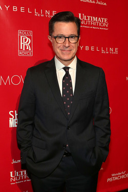 NEW YORK, NY - JANUARY 31: Stephen Colbert attends the 2014 Shape & Men's Fitness Super Bowl Party at Cipriani 42nd Street on January 31, 2014 in New York City. (Photo by Tyler Kaufman/Getty Images) NEW YORK, NY - JANUARY 31: Stephen Colbert attends the 2014 Shape & Men's Fitness Super Bowl Party at Cipriani 42nd Street on January 31, 2014 in New York City. (Photo by Tyler Kaufman/Getty Images)