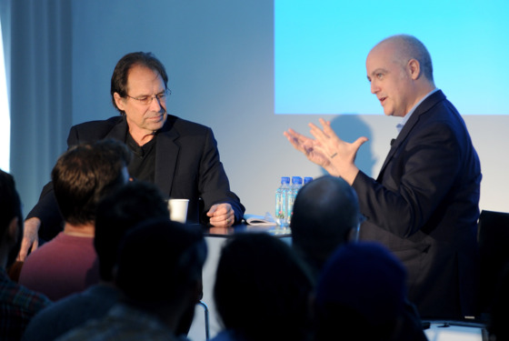NEW YORK, NY - MAY 10: Producer David Milch (L) and Film Critic Matt Zoller Seitz speak onstage during Vulture Festival presented by New York Magazine at Milk Studios on May 10, 2014 in New York City. (Photo by Craig Barritt/Getty Images for New York Magazine) NEW YORK, NY - MAY 10: Producer David Milch (L) and Film Critic Matt Zoller Seitz speak onstage during Vulture Festival presented by New York Magazine at Milk Studios on May 10, 2014 in New York City. (Photo by Craig Barritt/Getty Images for New York Magazine)